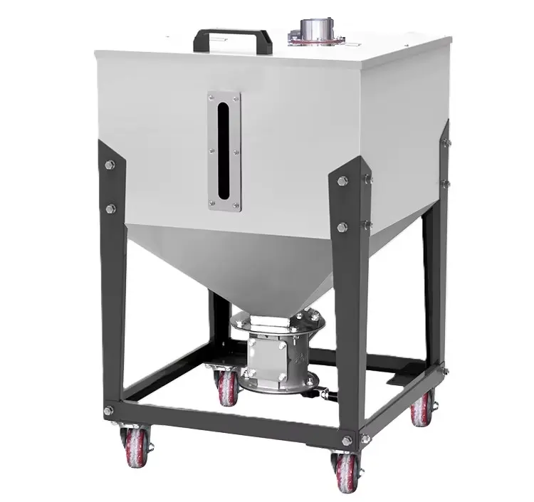 Contenedor almacenamiento acero inox. 50 kg