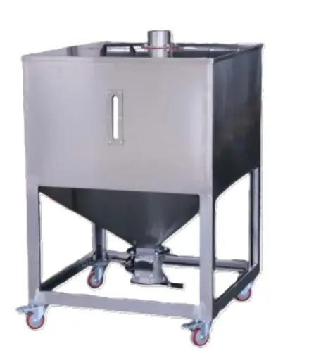[PC-FT100KG] Contenedor almacenamiento acero inox. 100 kg